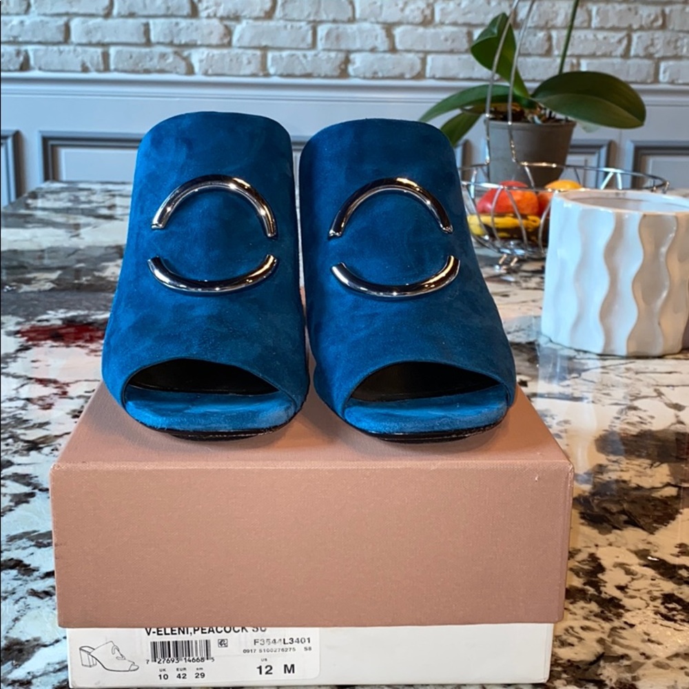 Blue REAL Suede Via Spiga sz12 Women’s